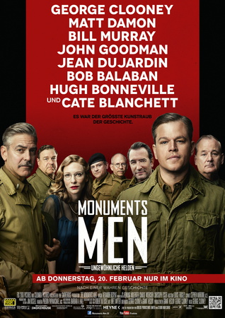 Filmplakat MONUMENTS MEN - Ungewöhnliche Helden